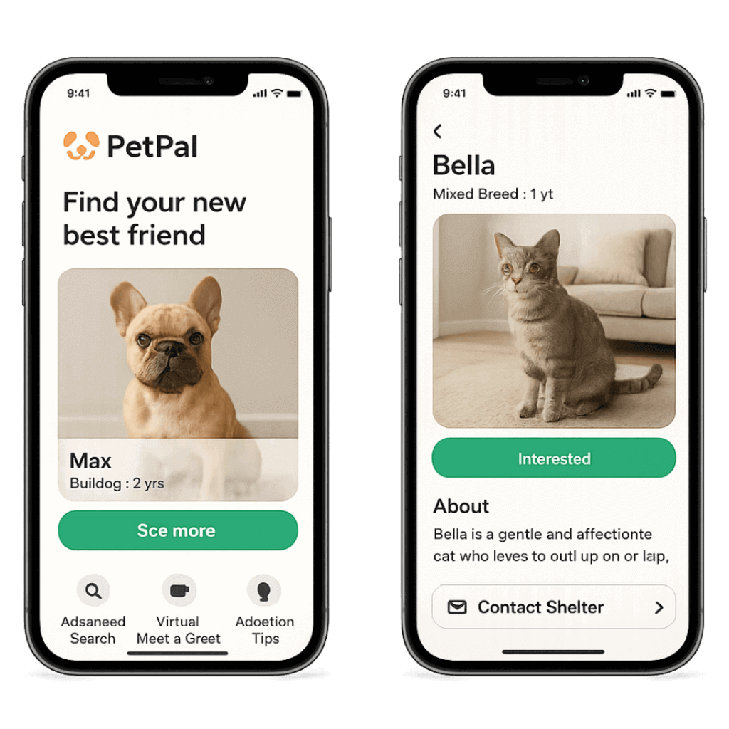 Screenshot of the project PetPal